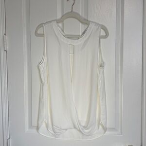 41 Hawthorn Cream Sleeveless Tank Top with Ribbon Tie